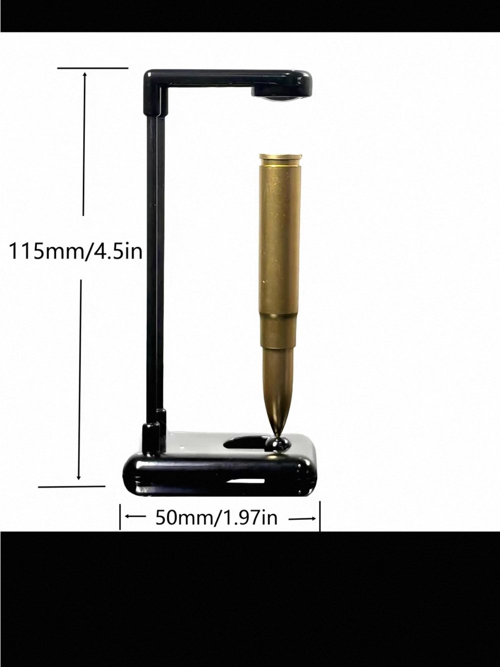 Black Tablet Stylus & Stand with Gold Tip Gift